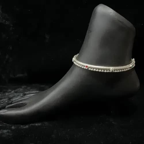 Daily Wear Payal RC-140 — silver daily wear payal