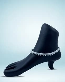 Jhalar Payal RP-115 — silver jhalar payal