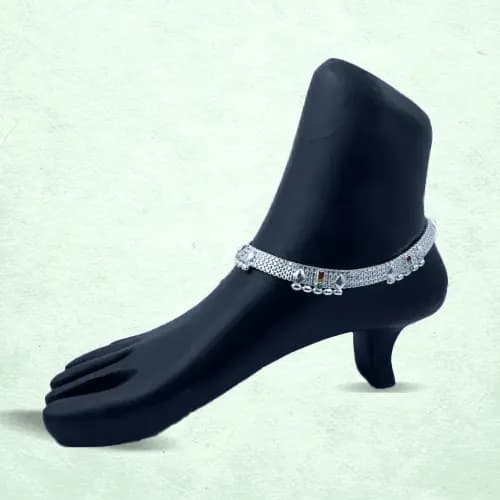 Daily Wear Payal RP-146 — silver daily wear payal