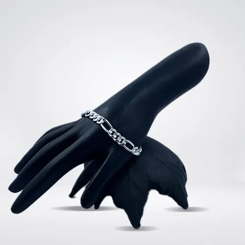 Figaro Bracelet SB-102 — silver men's bracelets