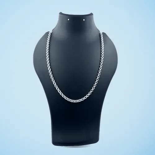 Rolo Link Chain SC-104 — silver chains