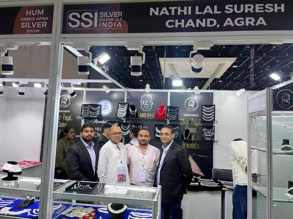 Our stand at the Silver Show of India